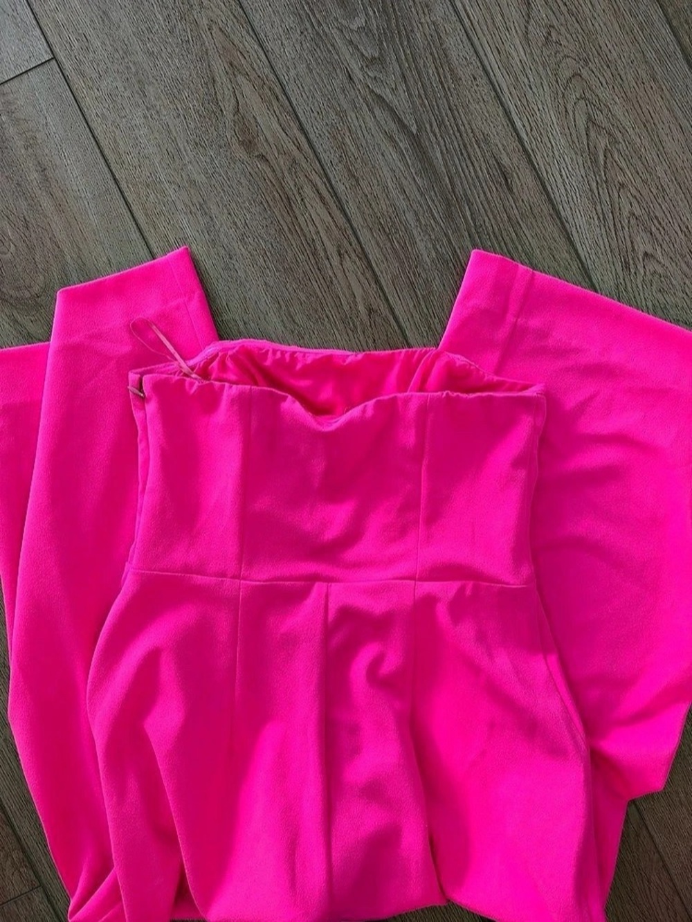 Express Wide Leg Pink Jumpsuit size large - Picture 3 of 4
